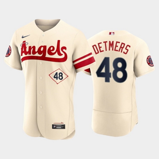 Men Los Angeles Angels 48 Reid Detmers 2022 Cream City Connect Flex Base Stitched Jerseys Men Los Angeles Angels 48 Reid Detmers 2022 Cream City Connect Flex Base Stitched Jerseys