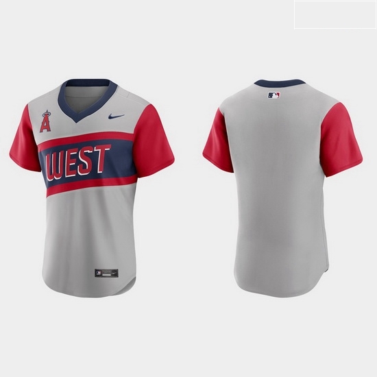 Men Los Angeles Angels Men Nike Gray 2021 Little League Classic Authentic MLB Jersey Men Los Angeles Angels Men Nike Gray 2021 Little League Classic Authentic MLB Jersey