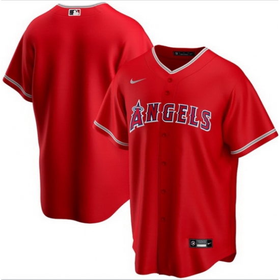 Men Los Angeles Angels Nike Red Blank Jersey Men Los Angeles Angels Nike Red Blank Jersey