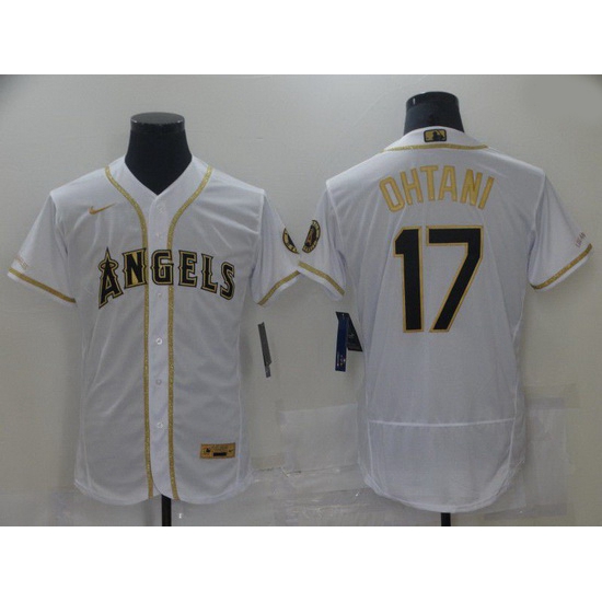 Men Men Los Angeles Angels 17 Ohtani White Elite 2021 Nike MLB Jersey Men Men Los Angeles Angels 17 Ohtani White Elite 2021 Nike MLB Jersey