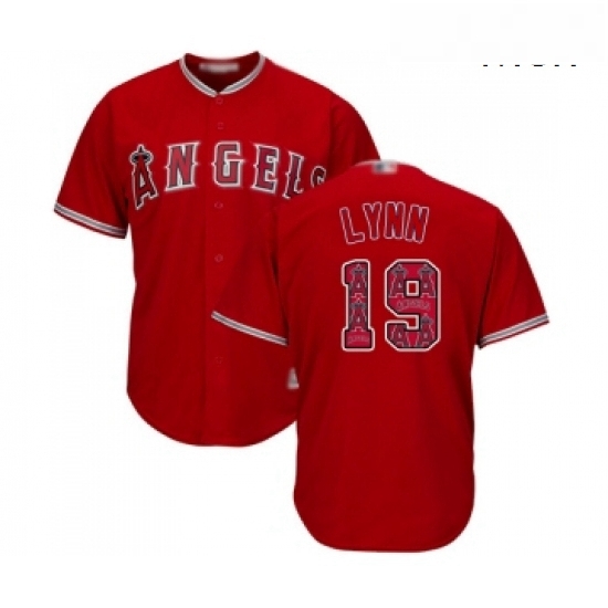 Mens Los Angeles Angels of Anaheim 19 Fred Lynn Authentic Red Team Logo Fashion Cool Base Baseball Jersey Mens Los Angeles Angels of Anaheim 19 Fred Lynn Authentic Red Team Logo Fashion Cool Base Baseball Jersey