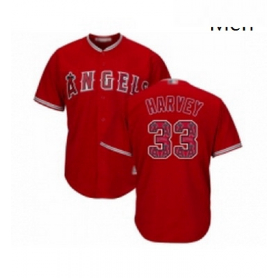 Mens Los Angeles Angels of Anaheim 33 Matt Harvey Authentic Red Team Logo Fashion Cool Base Baseball Jersey Mens Los Angeles Angels of Anaheim 33 Matt Harvey Authentic Red Team Logo Fashion Cool Base Baseball Jersey
