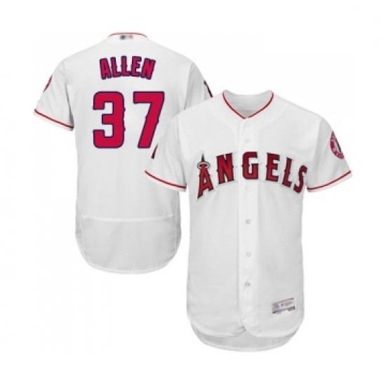 Mens Los Angeles Angels of Anaheim 37 Cody Allen White Home Flex Base Authentic Collection Baseball Jersey Mens Los Angeles Angels of Anaheim 37 Cody Allen White Home Flex Base Authentic Collection Baseball Jersey