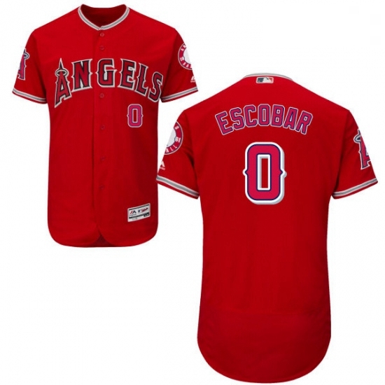 Mens Majestic Los Angeles Angels of Anaheim 0 Yunel Escobar Red Alternate Flexbase Authentic Collection MLB Jersey Mens Majestic Los Angeles Angels of Anaheim 0 Yunel Escobar Red Alternate Flexbase Authentic Collection MLB Jersey
