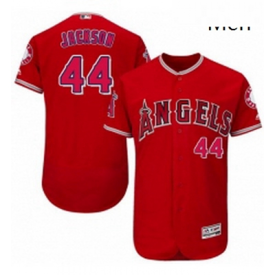Mens Majestic Los Angeles Angels of Anaheim 44 Reggie Jackson Authentic Red Alternate Cool Base MLB Jersey Mens Majestic Los Angeles Angels of Anaheim 44 Reggie Jackson Authentic Red Alternate Cool Base MLB Jersey