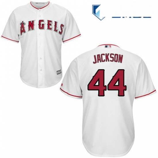 Mens Majestic Los Angeles Angels of Anaheim 44 Reggie Jackson Replica White Home Cool Base MLB Jersey Mens Majestic Los Angeles Angels of Anaheim 44 Reggie Jackson Replica White Home Cool Base MLB Jersey