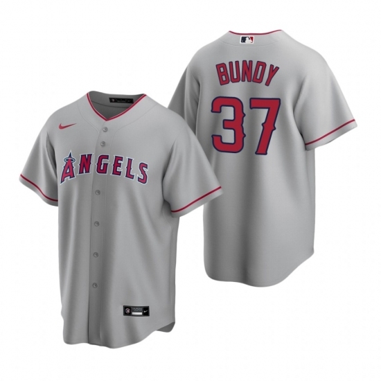 Mens Nike Los Angeles Angels 37 Dylan Bundy Gray Road Stitched Baseball Jersey Mens Nike Los Angeles Angels 37 Dylan Bundy Gray Road Stitched Baseball Jersey
