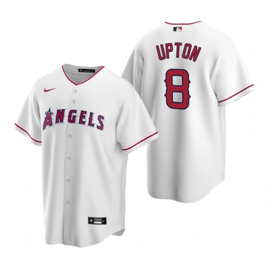 Mens Nike Los Angeles Angels 8 Justin Upton White Home Stitched Baseball Jersey Mens Nike Los Angeles Angels 8 Justin Upton White Home Stitched Baseball Jersey