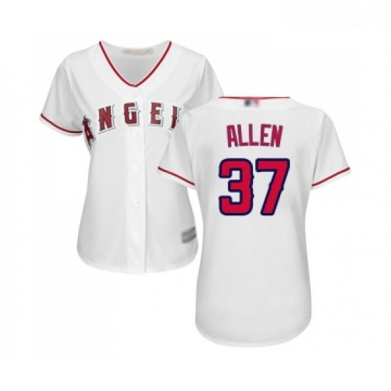 Womens Los Angeles Angels of Anaheim 37 Cody Allen Replica White Home Cool Base Baseball Jersey Womens Los Angeles Angels of Anaheim 37 Cody Allen Replica White Home Cool Base Baseball Jersey