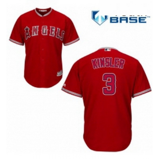 Youth Majestic Los Angeles Angels of Anaheim 3 Ian Kinsler Authentic Red Alternate Cool Base MLB Jersey Youth Majestic Los Angeles Angels of Anaheim 3 Ian Kinsler Authentic Red Alternate Cool Base MLB Jersey