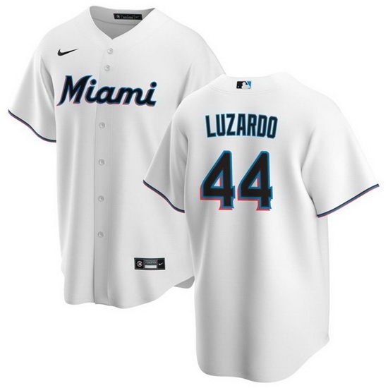 Men Miami Marlins 44 Jes FAs Luzardo White Cool Base Stitched Baseball Jersey Men Miami Marlins 44 Jes FAs Luzardo White Cool Base Stitched Baseball Jersey