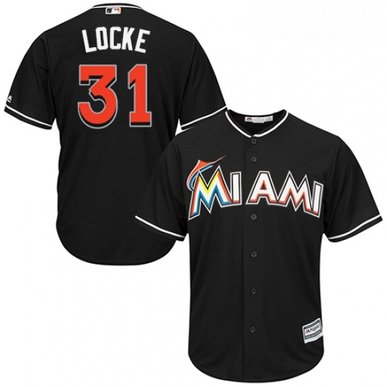 Youth Majestic Miami Marlins 31 Jeff Locke Replica Black Alternate 2 Cool Base MLB Jersey Youth Majestic Miami Marlins 31 Jeff Locke Replica Black Alternate 2 Cool Base MLB Jersey