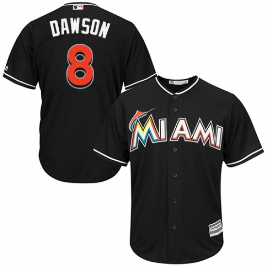 Youth Majestic Miami Marlins 8 Andre Dawson Authentic Black Alternate 2 Cool Base MLB Jersey Youth Majestic Miami Marlins 8 Andre Dawson Authentic Black Alternate 2 Cool Base MLB Jersey