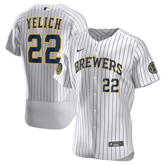 Brewers 22 Christian Yelich White Nike 2020 Flexbase Jersey Brewers 22 Christian Yelich White Nike 2020 Flexbase Jersey