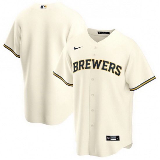 Men Milwaukee Brewers Nike White Blank Jersey Men Milwaukee Brewers Nike White Blank Jersey