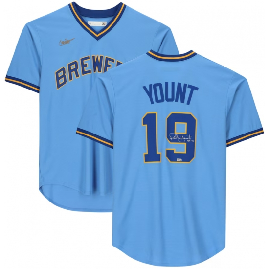 Men Robin Yount Milwaukee Brewers Light Blue Nike Light Blue Jersey Men Robin Yount Milwaukee Brewers Light Blue Nike Light Blue Jersey