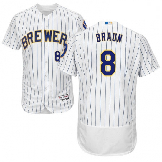 Mens Majestic Milwaukee Brewers 8 Ryan Braun White Home Flex Base Authentic Collection MLB Jersey Mens Majestic Milwaukee Brewers 8 Ryan Braun White Home Flex Base Authentic Collection MLB Jersey