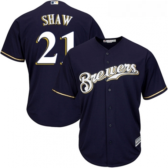 Youth Majestic Milwaukee Brewers 21 Travis Shaw Authentic Navy Blue Alternate Cool Base MLB Jersey Youth Majestic Milwaukee Brewers 21 Travis Shaw Authentic Navy Blue Alternate Cool Base MLB Jersey
