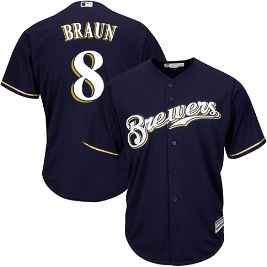 Youth Majestic Milwaukee Brewers 8 Ryan Braun Replica Navy Blue Alternate Cool Base MLB Jersey Youth Majestic Milwaukee Brewers 8 Ryan Braun Replica Navy Blue Alternate Cool Base MLB Jersey