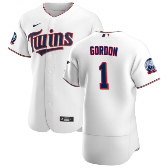 Men Minnesota Twins 1 Nick Gordon Men Nike White Home 2020 60th Season Flex Base Team MLB Jersey Men Minnesota Twins 1 Nick Gordon Men Nike White Home 2020 60th Season Flex Base Team MLB Jersey