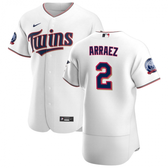 Men Minnesota Twins 2 Luis Arraez Men Nike White Home 2020 60th Season Flex Base Team MLB Jersey Men Minnesota Twins 2 Luis Arraez Men Nike White Home 2020 60th Season Flex Base Team MLB Jersey