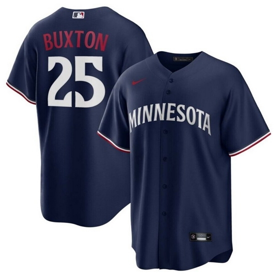 Men Minnesota Twins 25 Byron Buxton Navy Cool Base Stitched Jersey Men Minnesota Twins 25 Byron Buxton Navy Cool Base Stitched Jersey