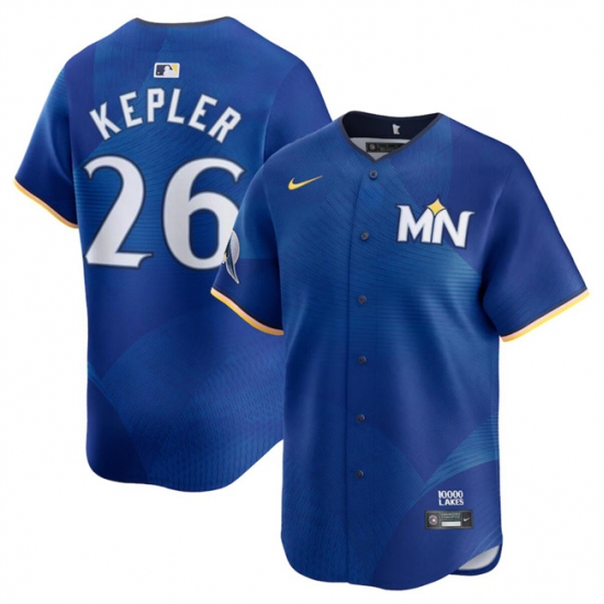 Men Minnesota Twins 26 Max Kepler Royal 2024 City Connect Limited Stitched Baseball Jersey Men Minnesota Twins 26 Max Kepler Royal 2024 City Connect Limited Stitched Baseball Jersey