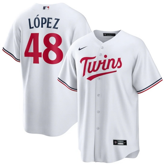 Men Minnesota Twins 48 Jorge L F3pez White Cool Base Stitched Jersey Men Minnesota Twins 48 Jorge L F3pez White Cool Base Stitched Jersey