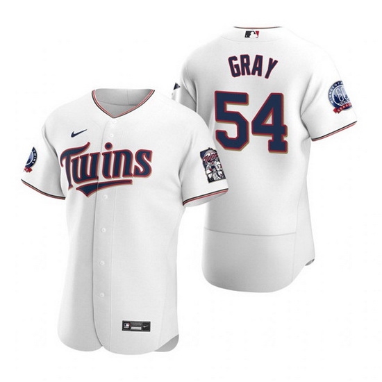 Men Minnesota Twins 54 Sonny Gray White Flex Base Stitched jersey Men Minnesota Twins 54 Sonny Gray White Flex Base Stitched jersey