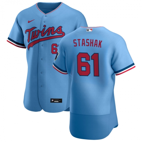 Men Minnesota Twins 61 Cody Stashak Men Nike Light Blue Alternate 2020 Flex Base Team MLB Jersey Men Minnesota Twins 61 Cody Stashak Men Nike Light Blue Alternate 2020 Flex Base Team MLB Jersey