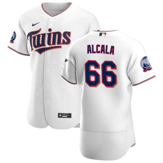 Men Minnesota Twins 66 Jorge Alcala Men Nike White Home 2020 60th Season Flex Base Team MLB Jersey Men Minnesota Twins 66 Jorge Alcala Men Nike White Home 2020 60th Season Flex Base Team MLB Jersey