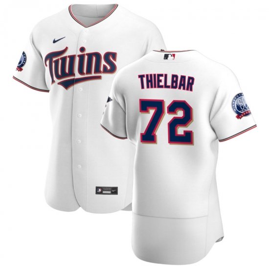 Men Minnesota Twins 72 Caleb Thielbar Men Nike White Home 2020 60th Season Flex Base Team MLB Jersey Men Minnesota Twins 72 Caleb Thielbar Men Nike White Home 2020 60th Season Flex Base Team MLB Jersey