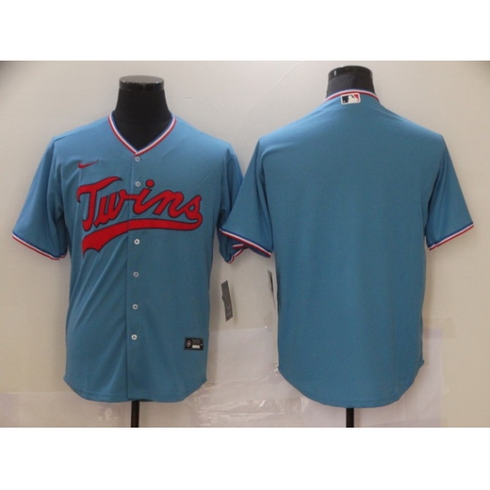 Men Nike Minnesota Twins Light Blue Alternate Authentic Team Blank MLB Jersey Men Nike Minnesota Twins Light Blue Alternate Authentic Team Blank MLB Jersey