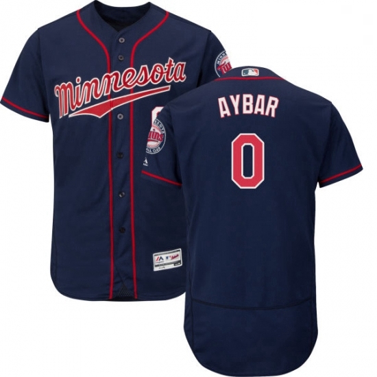 Mens Majestic Minnesota Twins 0 Erick Aybar Navy Blue Alternate Flex Base Authentic Collection MLB Jersey Mens Majestic Minnesota Twins 0 Erick Aybar Navy Blue Alternate Flex Base Authentic Collection MLB Jersey