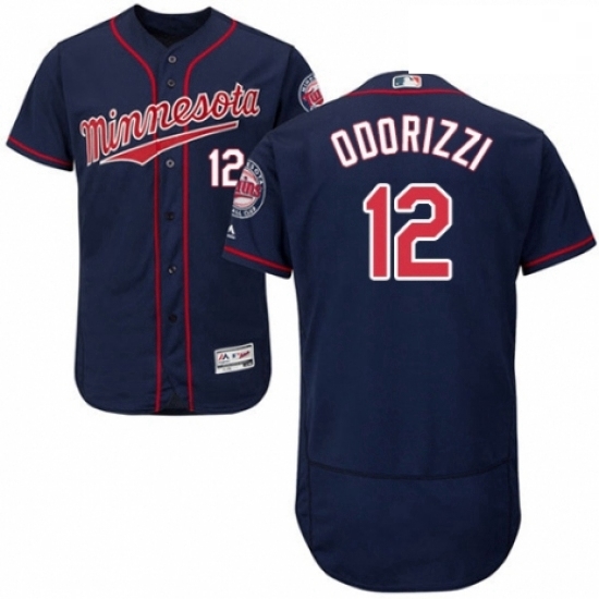 Mens Majestic Minnesota Twins 12 Jake Odorizzi Authentic Navy Blue Alternate Flex Base Authentic Collection MLB Jersey Mens Majestic Minnesota Twins 12 Jake Odorizzi Authentic Navy Blue Alternate Flex Base Authentic Collection MLB Jersey