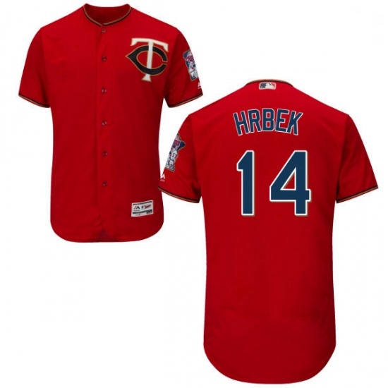 Mens Majestic Minnesota Twins 14 Kent Hrbek Authentic Scarlet Alternate Flex Base Authentic Collection MLB Jersey Mens Majestic Minnesota Twins 14 Kent Hrbek Authentic Scarlet Alternate Flex Base Authentic Collection MLB Jersey