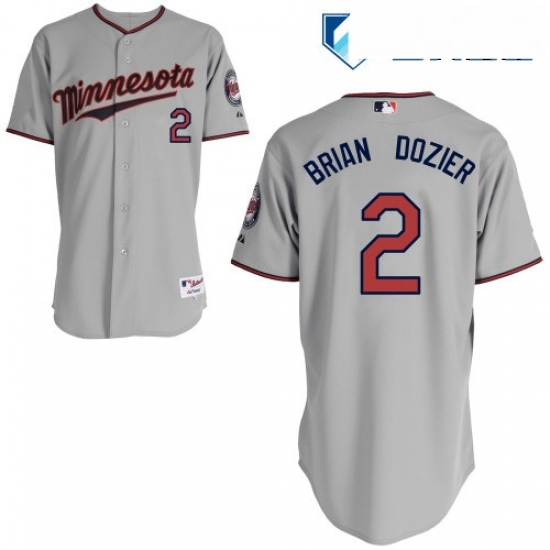 Mens Majestic Minnesota Twins 2 Brian Dozier Authentic Grey Road Cool Base MLB Jersey Mens Majestic Minnesota Twins 2 Brian Dozier Authentic Grey Road Cool Base MLB Jersey