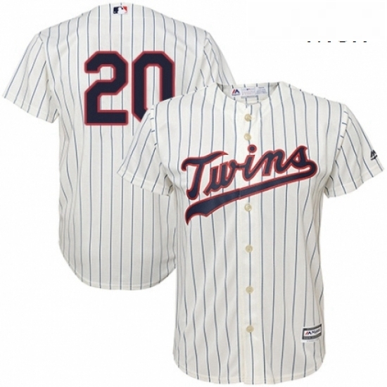 Mens Majestic Minnesota Twins 20 Eddie Rosario Replica Cream Alternate Cool Base MLB Jersey Mens Majestic Minnesota Twins 20 Eddie Rosario Replica Cream Alternate Cool Base MLB Jersey