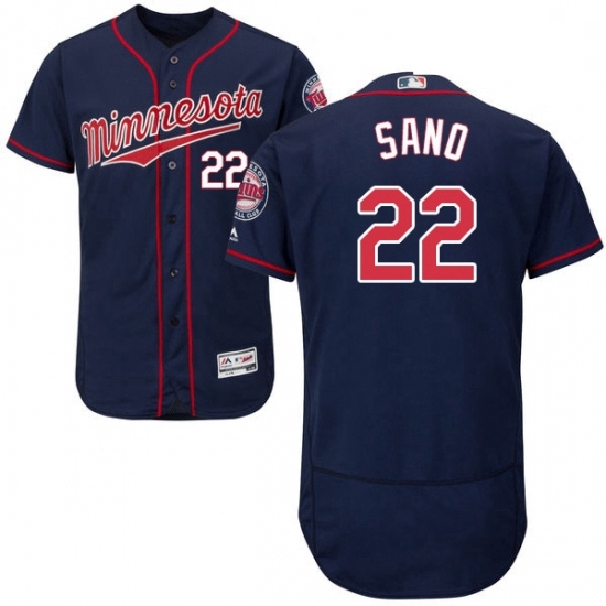 Mens Majestic Minnesota Twins 22 Miguel Sano Authentic Navy Blue Alternate Flex Base Authentic Collection MLB Jersey Mens Majestic Minnesota Twins 22 Miguel Sano Authentic Navy Blue Alternate Flex Base Authentic Collection MLB Jersey