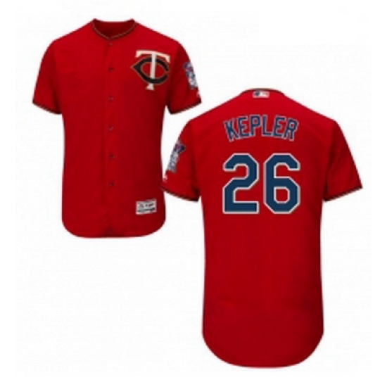 Mens Majestic Minnesota Twins 26 Max Kepler Scarlet Flexbase Authentic Collection MLB Jersey Mens Majestic Minnesota Twins 26 Max Kepler Scarlet Flexbase Authentic Collection MLB Jersey