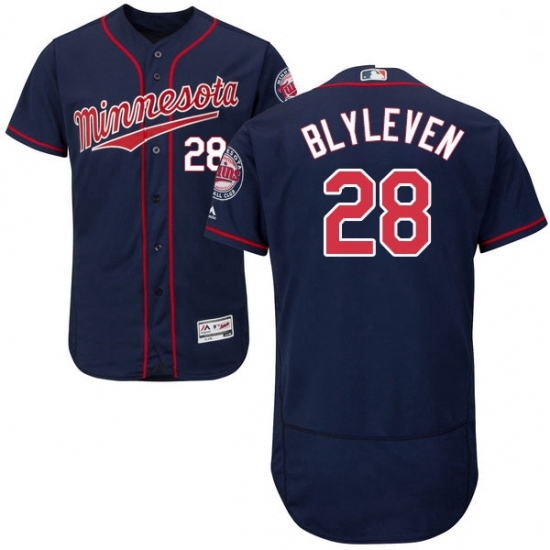 Mens Majestic Minnesota Twins 28 Bert Blyleven Authentic Navy Blue Alternate Flex Base Authentic Collection MLB Jersey Mens Majestic Minnesota Twins 28 Bert Blyleven Authentic Navy Blue Alternate Flex Base Authentic Collection MLB Jersey