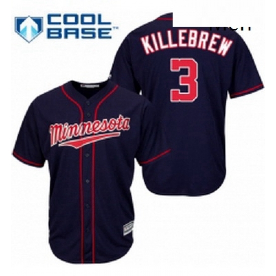 Mens Majestic Minnesota Twins 3 Harmon Killebrew Replica Navy Blue Alternate Road Cool Base MLB Jersey Mens Majestic Minnesota Twins 3 Harmon Killebrew Replica Navy Blue Alternate Road Cool Base MLB Jersey