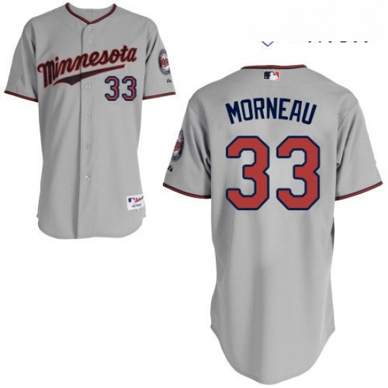 Mens Majestic Minnesota Twins 33 Justin Morneau Authentic Grey Road Cool Base MLB Jersey Mens Majestic Minnesota Twins 33 Justin Morneau Authentic Grey Road Cool Base MLB Jersey