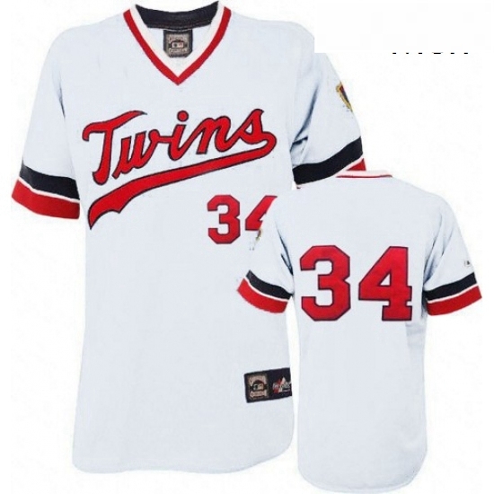 Mens Majestic Minnesota Twins 34 Kirby Puckett Replica White Cooperstown Throwback MLB Jersey Mens Majestic Minnesota Twins 34 Kirby Puckett Replica White Cooperstown Throwback MLB Jersey