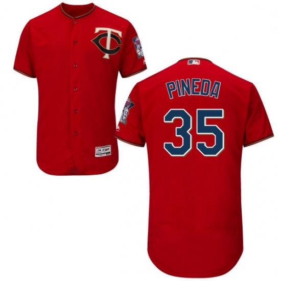 Mens Majestic Minnesota Twins 35 Michael Pineda Scarlet Alternate Flex Base Authentic Collection MLB Jersey Mens Majestic Minnesota Twins 35 Michael Pineda Scarlet Alternate Flex Base Authentic Collection MLB Jersey
