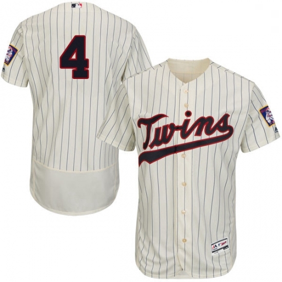 Mens Majestic Minnesota Twins 4 Paul Molitor Authentic Cream Alternate Flex Base Authentic Collection MLB Jersey Mens Majestic Minnesota Twins 4 Paul Molitor Authentic Cream Alternate Flex Base Authentic Collection MLB Jersey