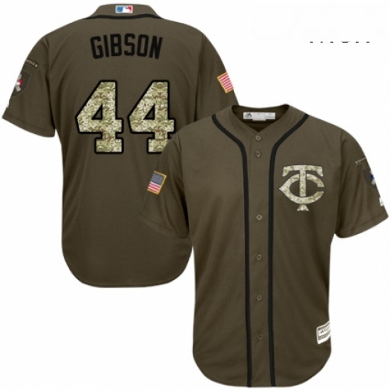 Mens Majestic Minnesota Twins 44 Kyle Gibson Authentic Green Salute to Service MLB Jersey Mens Majestic Minnesota Twins 44 Kyle Gibson Authentic Green Salute to Service MLB Jersey