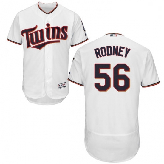 Mens Majestic Minnesota Twins 56 Fernando Rodney White Home Flex Base Authentic Collection MLB Jersey Mens Majestic Minnesota Twins 56 Fernando Rodney White Home Flex Base Authentic Collection MLB Jersey