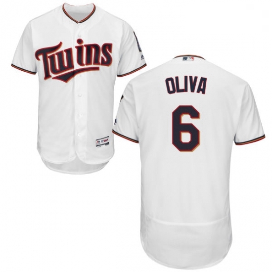 Mens Majestic Minnesota Twins 6 Tony Oliva White Home Flex Base Authentic Collection MLB Jersey Mens Majestic Minnesota Twins 6 Tony Oliva White Home Flex Base Authentic Collection MLB Jersey