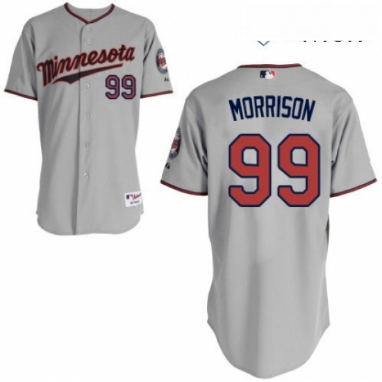 Mens Majestic Minnesota Twins 99 Logan Morrison Authentic Grey Road Cool Base MLB Jersey Mens Majestic Minnesota Twins 99 Logan Morrison Authentic Grey Road Cool Base MLB Jersey